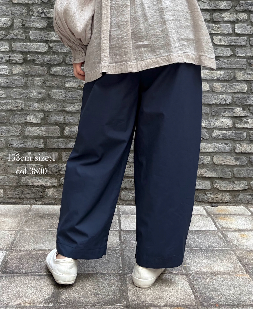 GNMDS2501CW(パンツ) COTTON DYED WEATHER 2TUCK TAPERED EASY PANTS