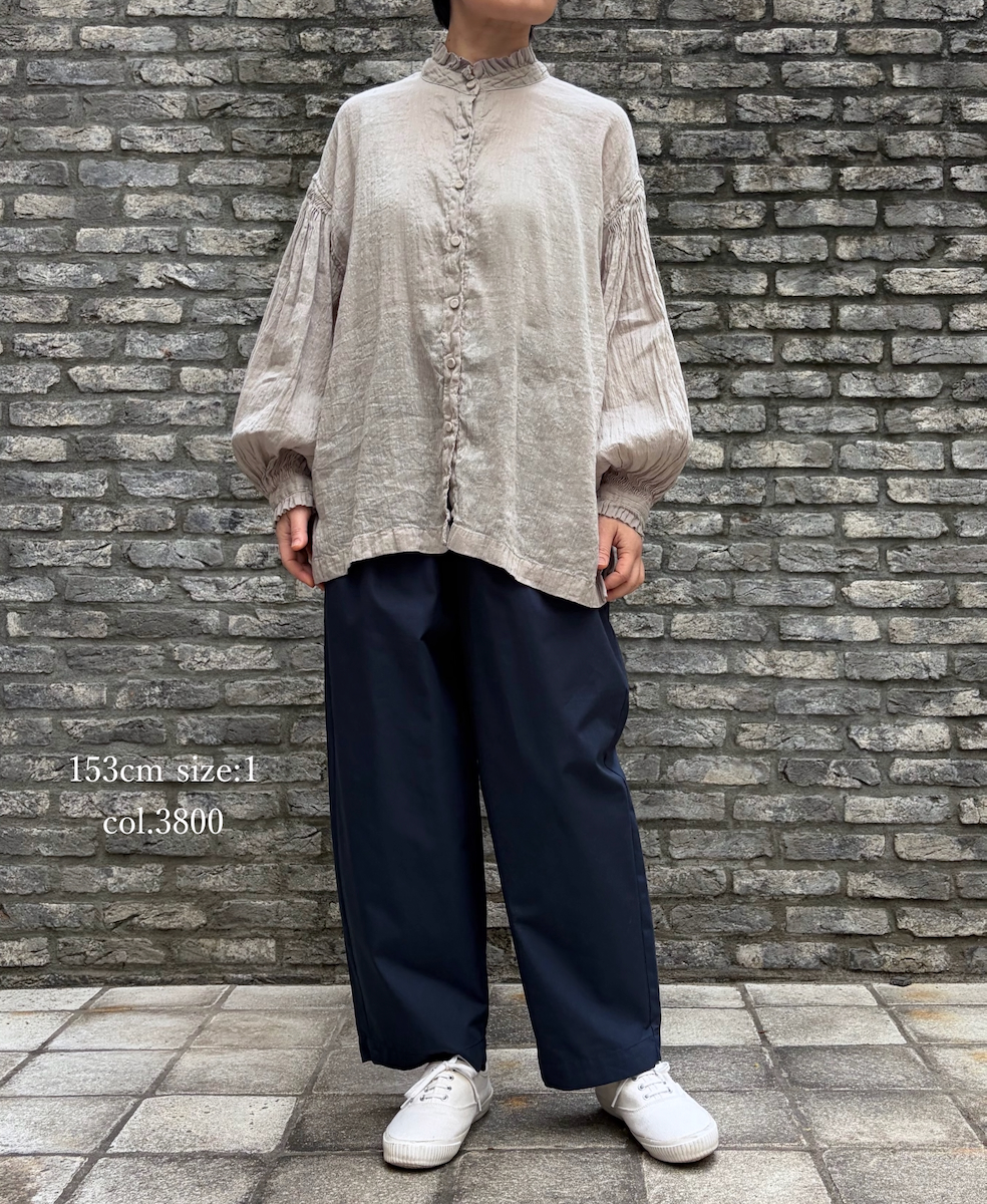 GNMDS2501CW(パンツ) COTTON DYED WEATHER 2TUCK TAPERED EASY PANTS