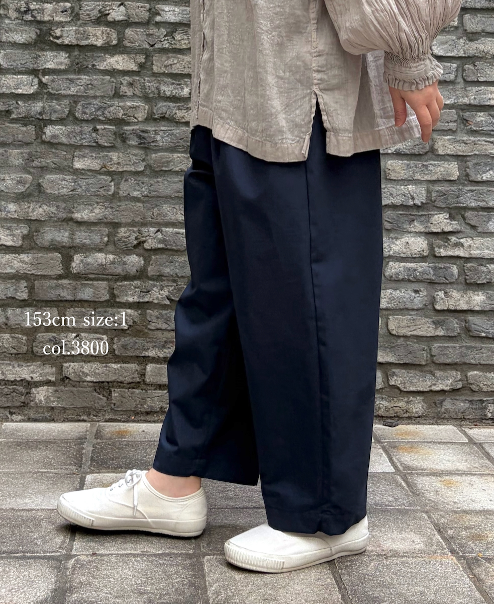GNMDS2501CW(パンツ) COTTON DYED WEATHER 2TUCK TAPERED EASY PANTS