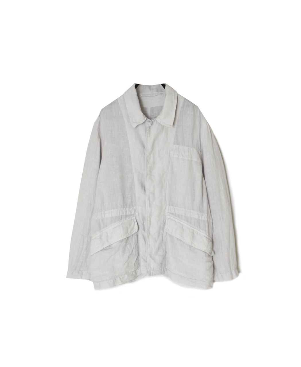 IMDSH2601LPD(ジャケット) 60s AUTOLOOM LINEN PLAIN OVERDYE FLY FRONT JACKET