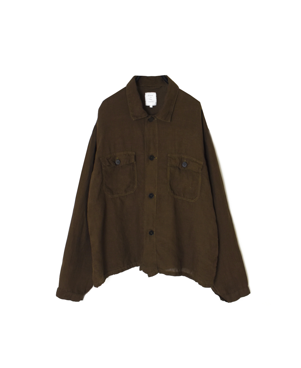 IMDSH2531LPD(ジャケット) 60s AUTLOOM LINEN PLAIN OVERDYE WORK JACKET