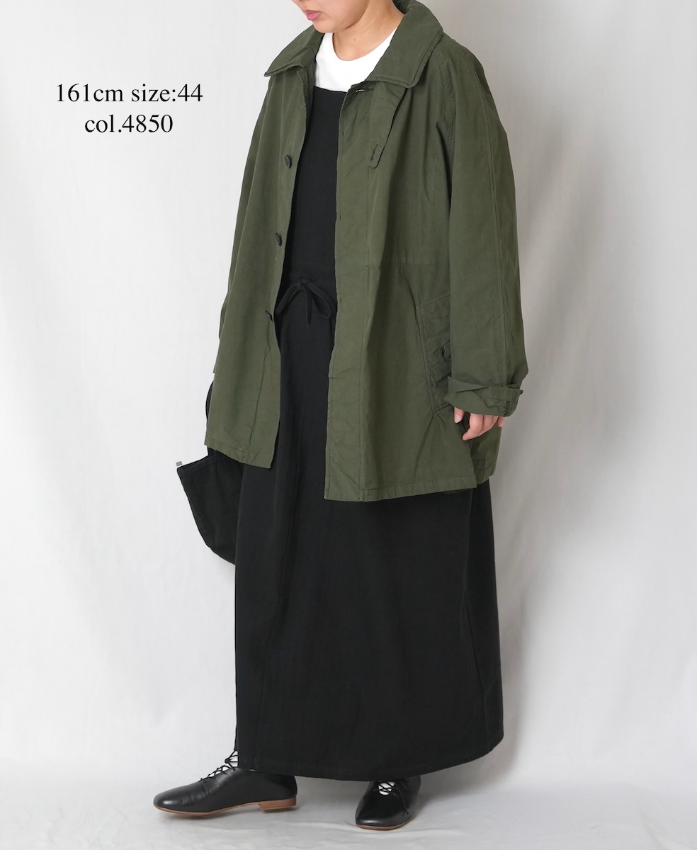 NHT2352TC (コート) LIGHT WEIGHT COTTON OVERDYE BALMACAAN SHORT COAT