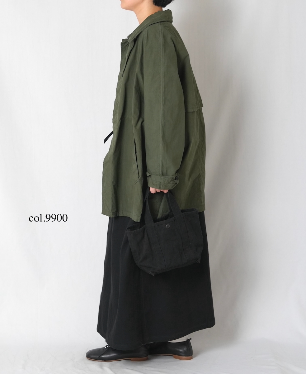 INAM2647D(バッグ) HEAVY CANVAS OVERDYE MINI TOTE BAG WITH TWO INSIDE POCKETS