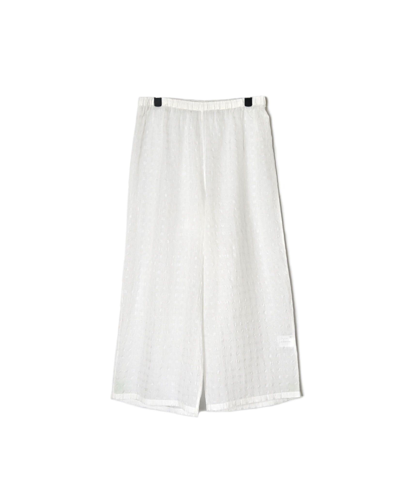 INMDS25084(パンツ) HANDWOVEN COTTON SILK CHECK EASY PANTS