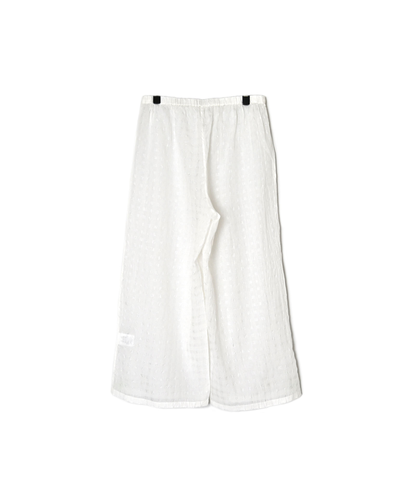 INMDS25084(パンツ) HANDWOVEN COTTON SILK CHECK EASY PANTS