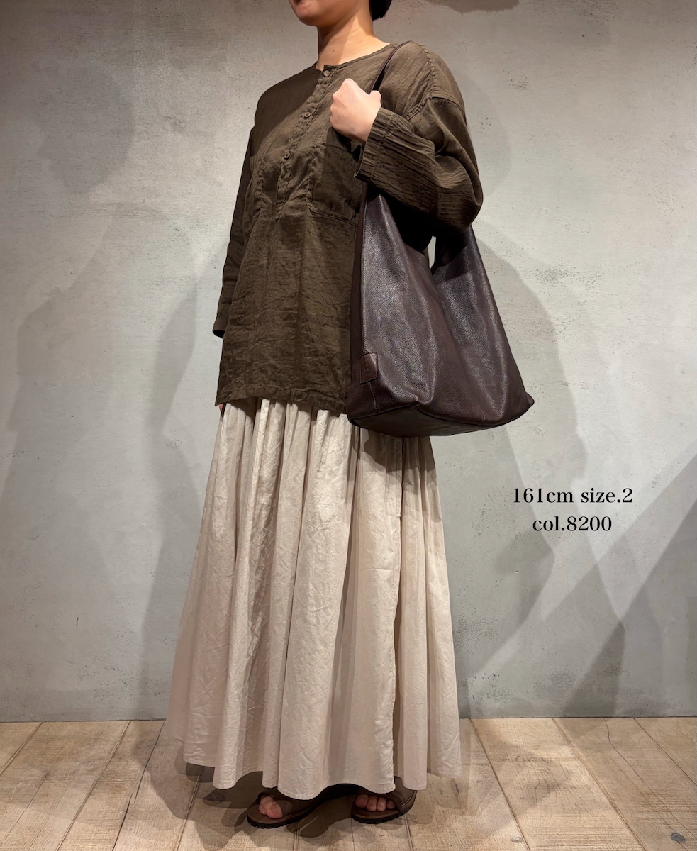 NMDS26245(スカート) 80s ORGANIC COTTON VOILE MINI PINTUCK FLARED SKIRT