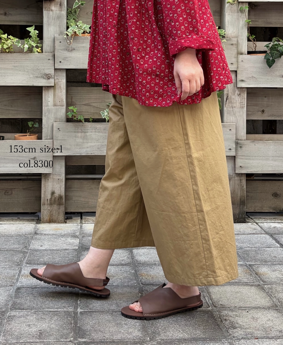 GNMDS2062CLW(パンツ) COTTON LINEN DYE WEATHER CULOTTES