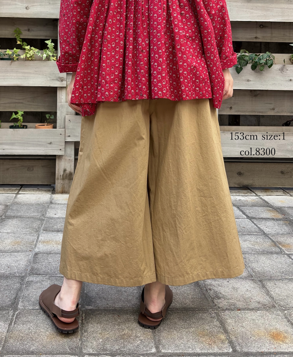 GNMDS2062CLW(パンツ) COTTON LINEN DYE WEATHER CULOTTES