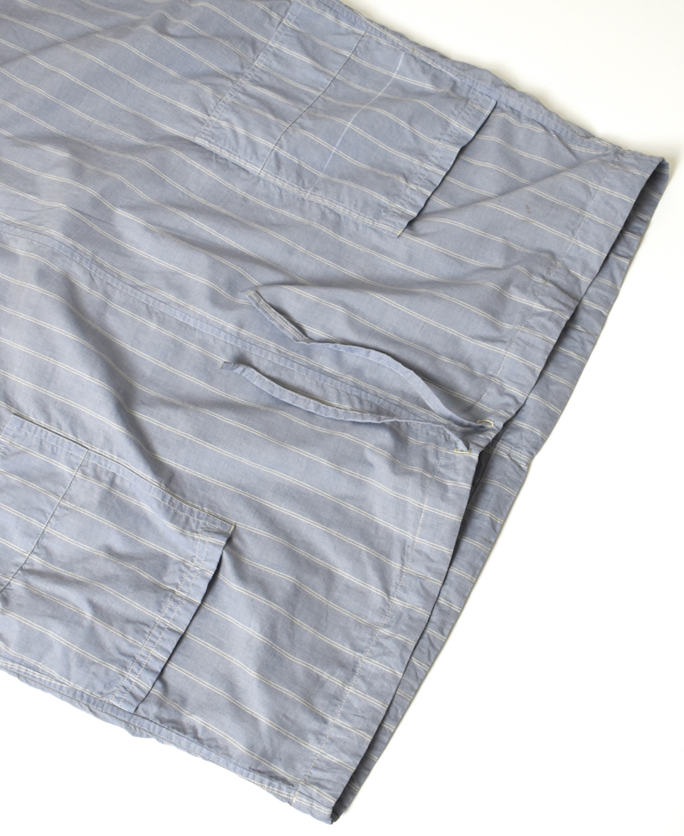 INHT2514STD(スカート) COTTON STRIPE OVERDYE EASY SKIRT