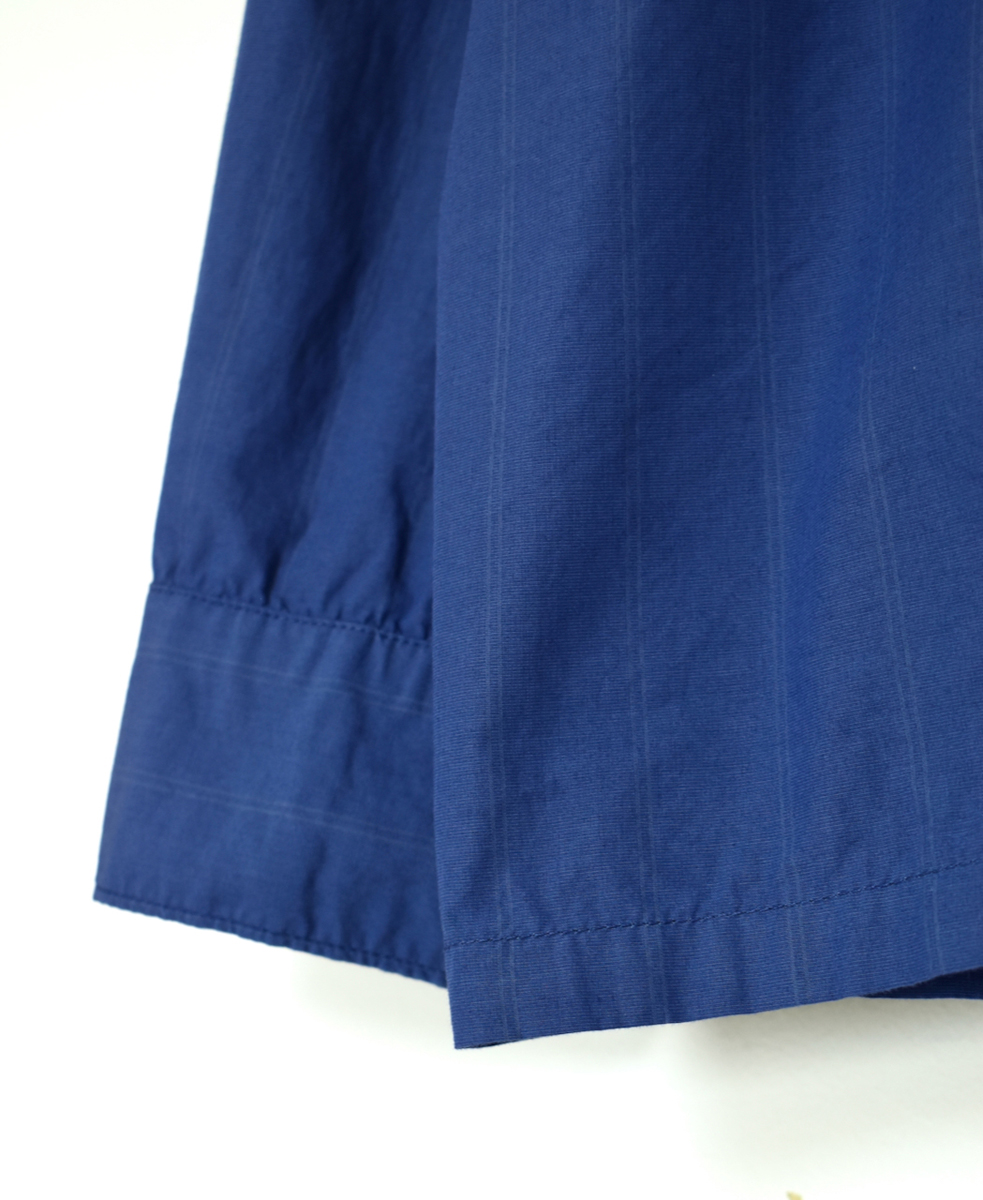 INHT2512STD(シャツ) COTTON STRIPE OVERDYE ONE-UP COLLAR SHIRT