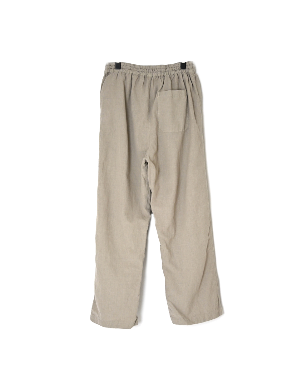 INHT2613CLD(パンツ) COTTON LINEN PLAIN OVERDYE EASY PANTS