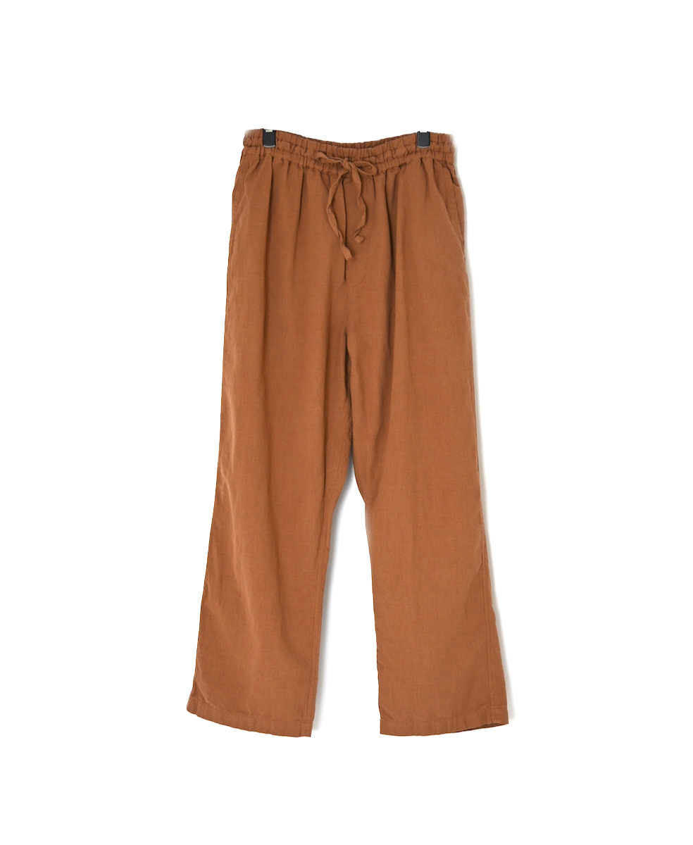 INHT2613CLD(パンツ) COTTON LINEN PLAIN OVERDYE EASY PANTS