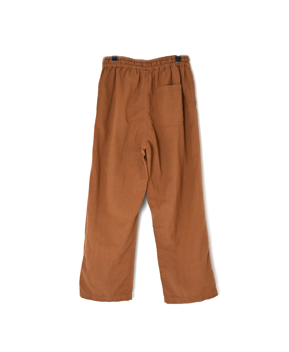 INHT2613CLD(パンツ) COTTON LINEN PLAIN OVERDYE EASY PANTS