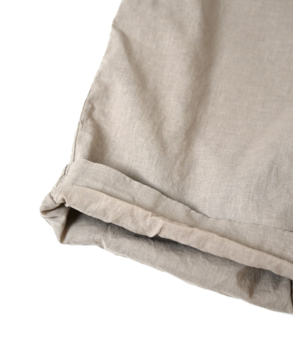 INHT2613CLD(パンツ) COTTON LINEN PLAIN OVERDYE EASY PANTS