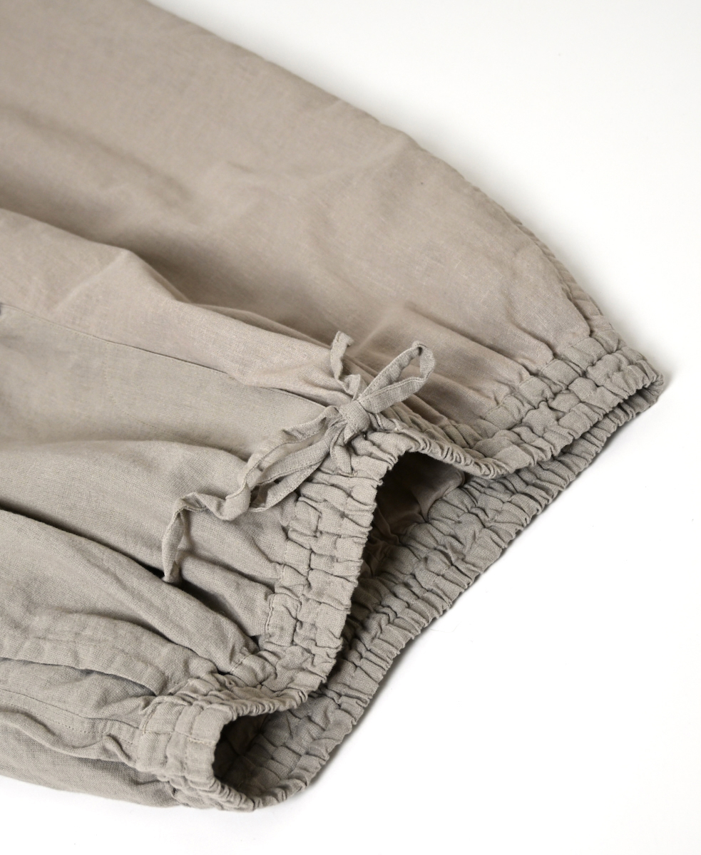 INHT2613CLD(パンツ) COTTON LINEN PLAIN OVERDYE EASY PANTS