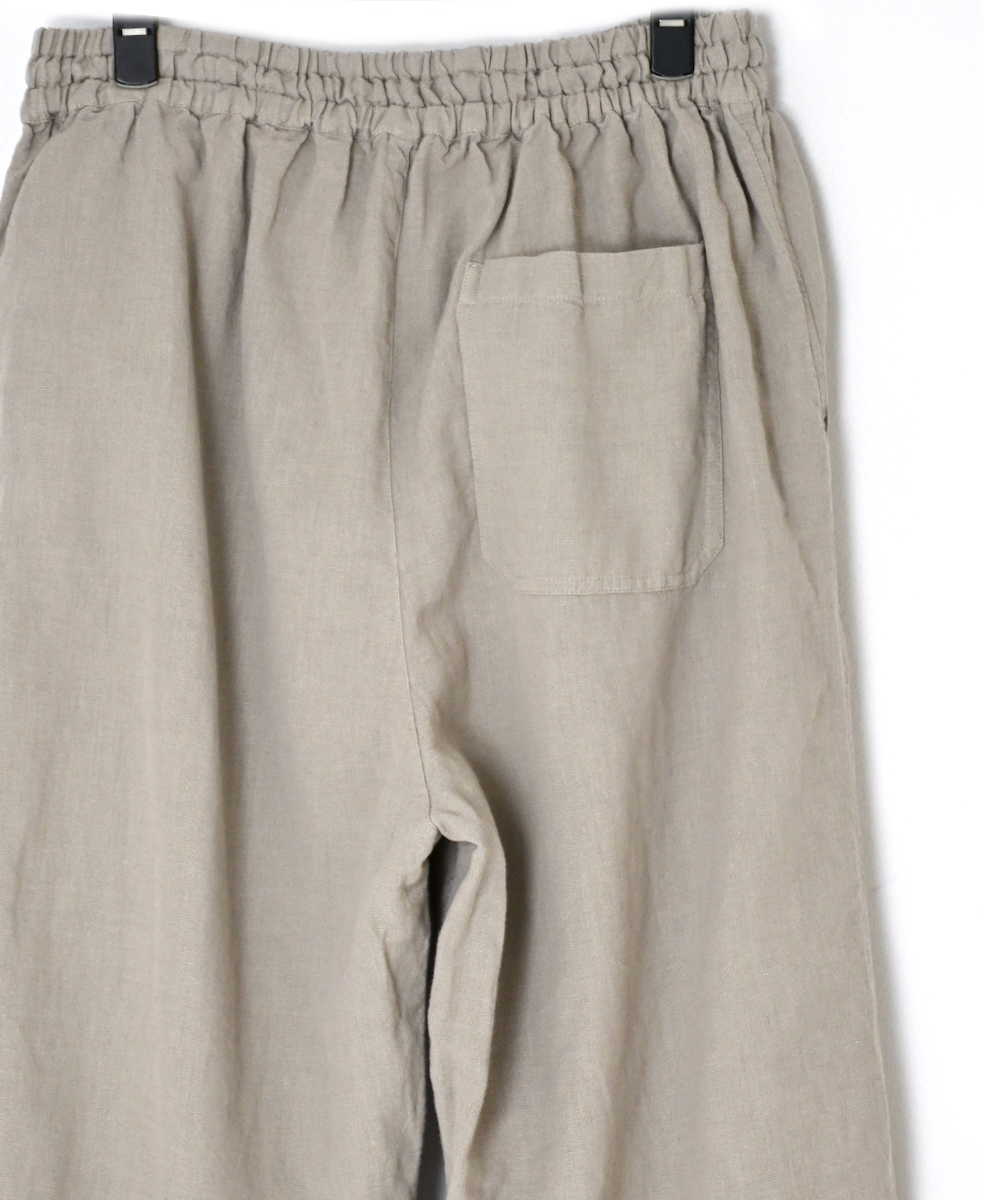 INHT2613CLD(パンツ) COTTON LINEN PLAIN OVERDYE EASY PANTS