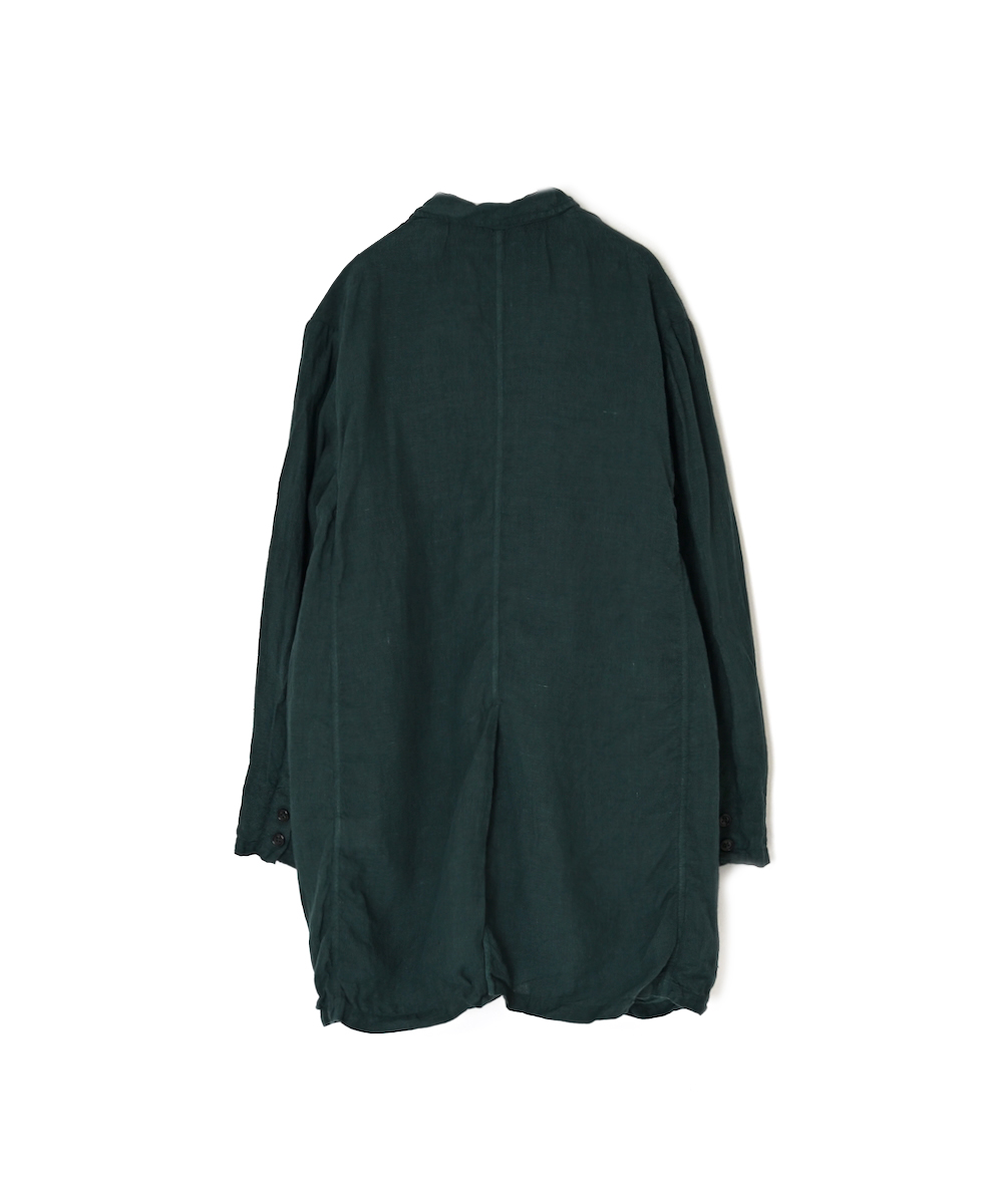 NVL2601LD (ジャケット) 50'S LINEN PLAIN (OVERDYE) TAILORED LONG JACKET