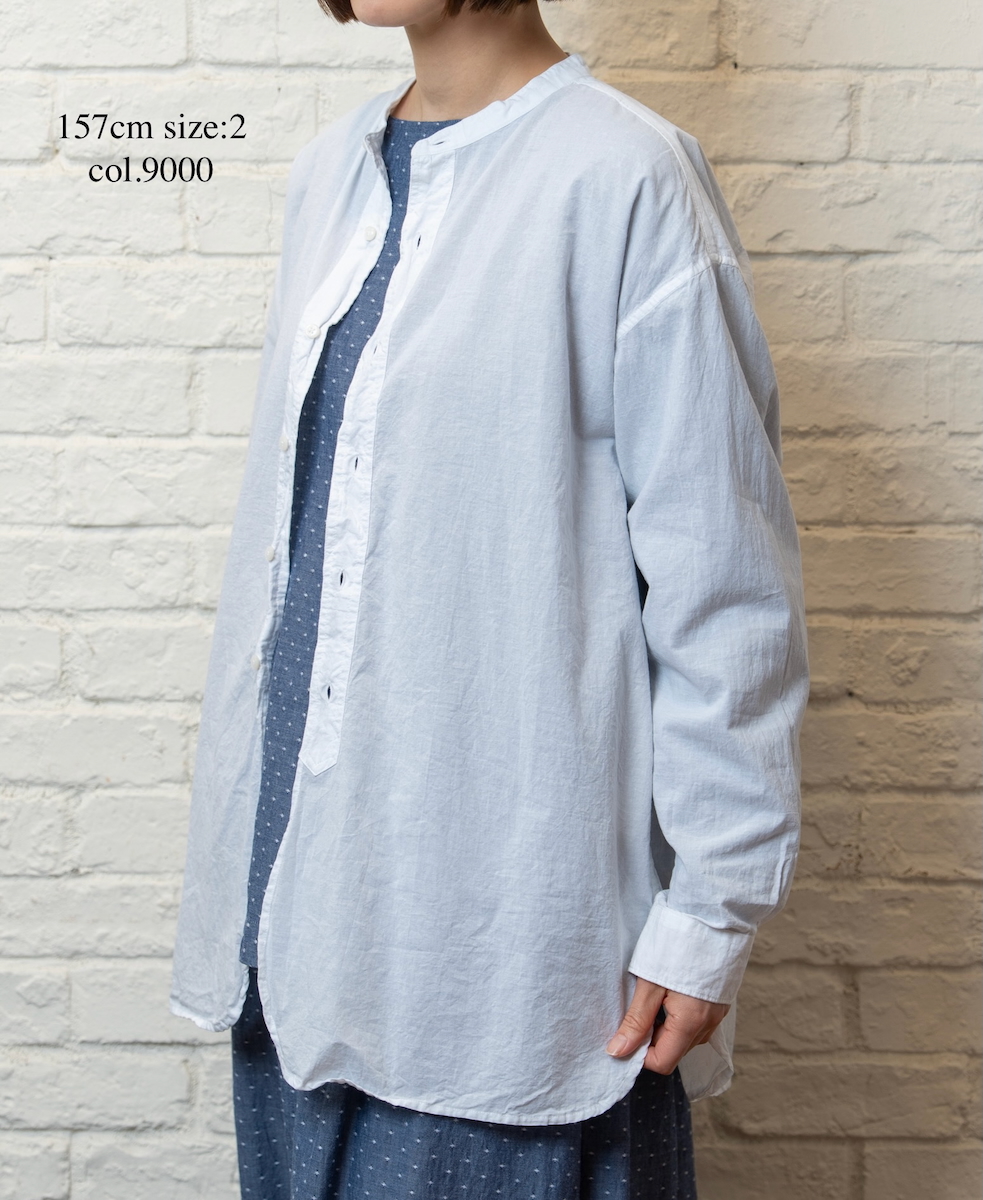 INAM2621(シャツ) 60s COTTON LAWN WASH UTILITY SHIRT