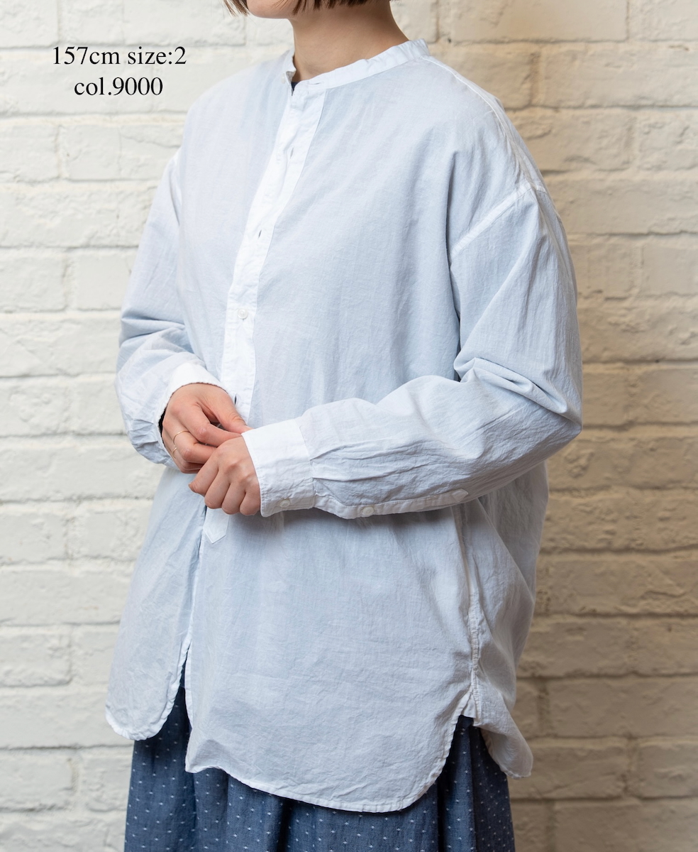 INAM2621(シャツ) 60s COTTON LAWN WASH UTILITY SHIRT