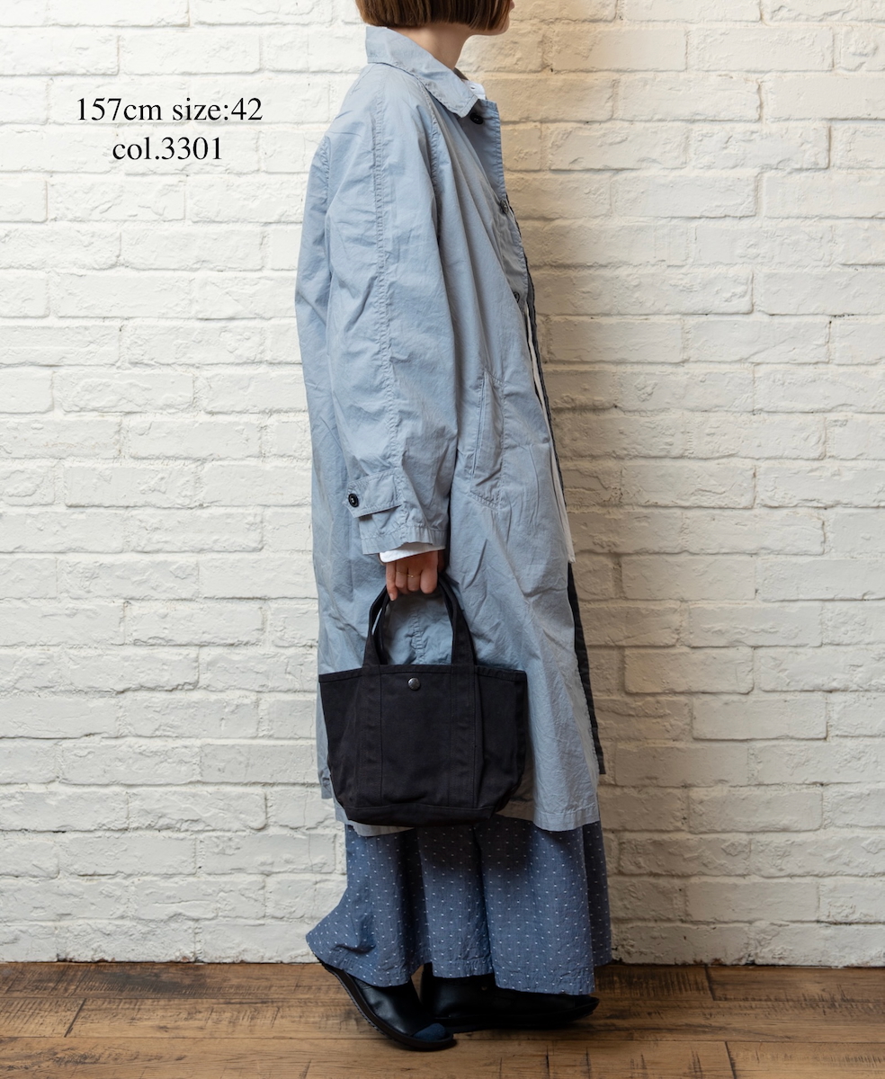 INHT2601CP (コート) 60'S COTTON POPLIN OVERDYE BALMACAAN COAT