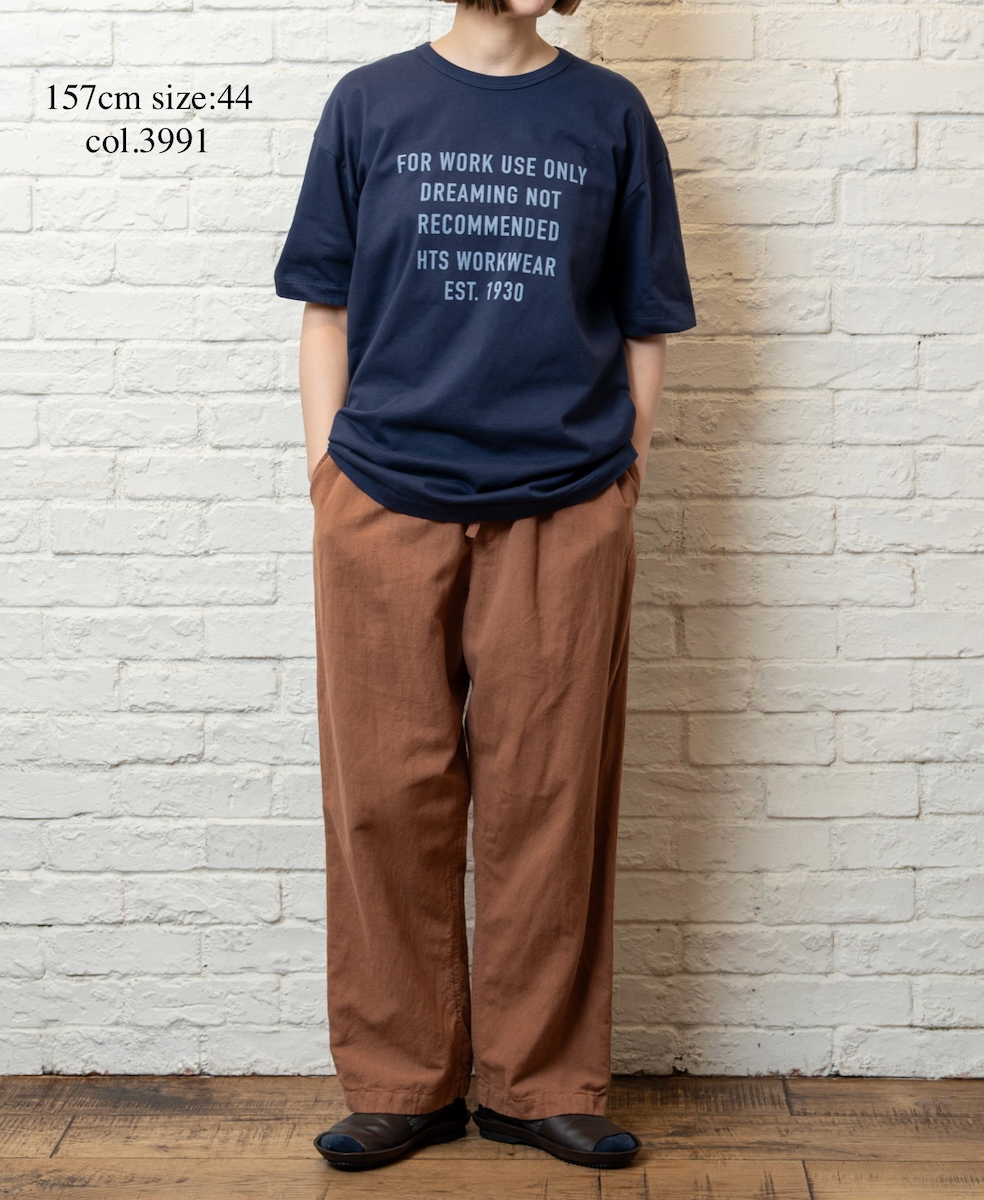 ANHT2601P01(Tシャツ) CREW NECK T-SHIRT"WORK USE ONLY"PRINT