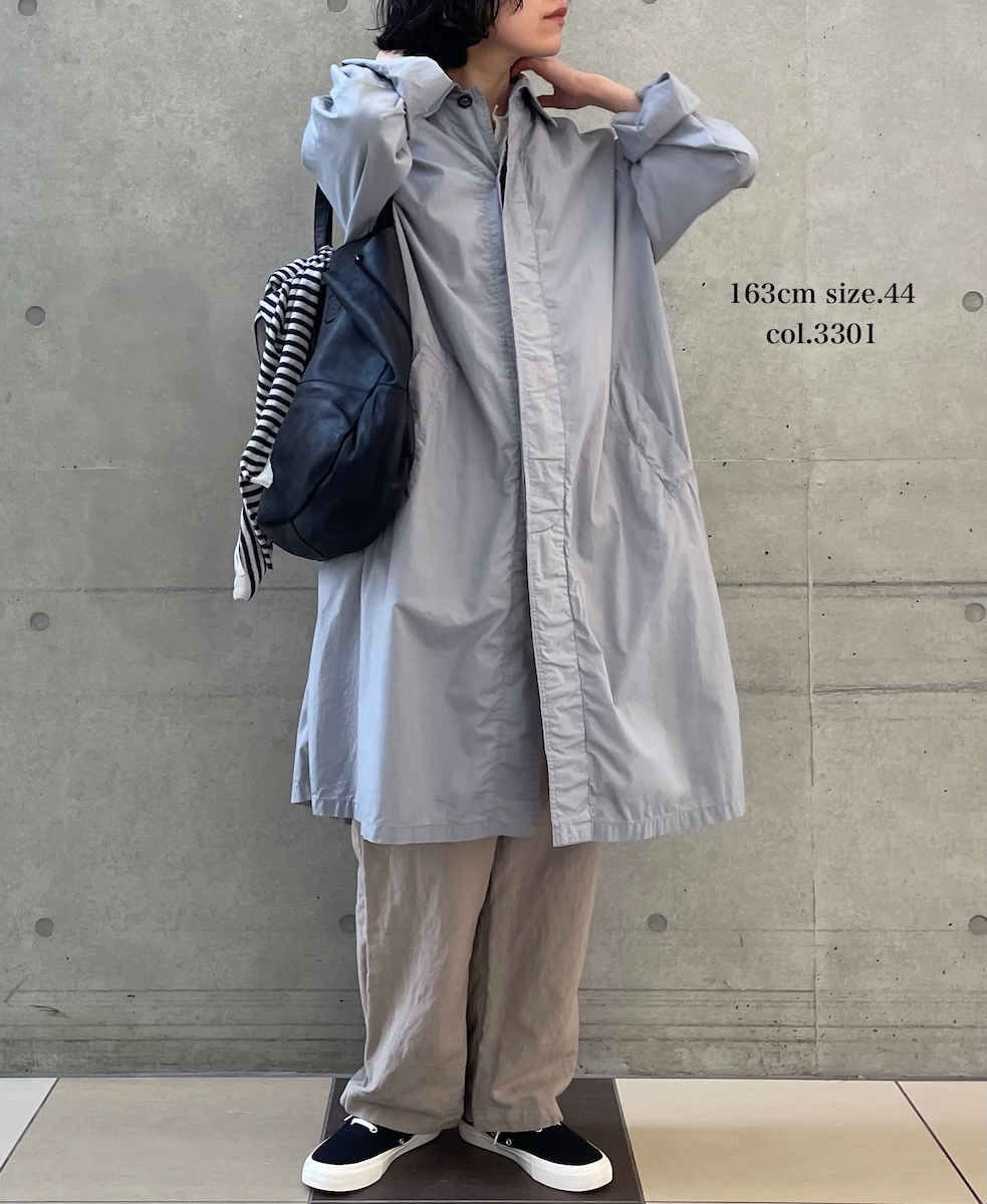 INHT2601CP (コート) 60'S COTTON POPLIN OVERDYE BALMACAAN COAT