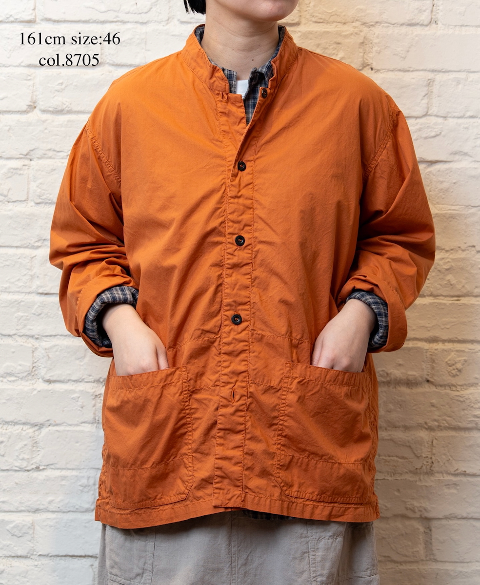 INHT2602CP (ジャケット) 60'S COTTON POPLIN OVERDYE STAND COLLAR COVERALL