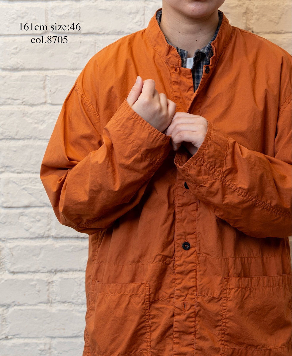 INHT2602CP (ジャケット) 60'S COTTON POPLIN OVERDYE STAND COLLAR COVERALL