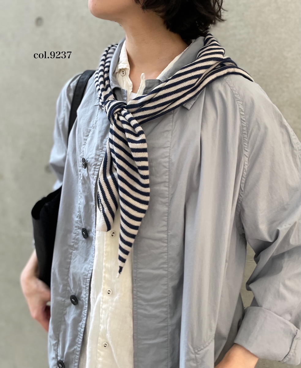 CLNAM2402S(スカーフ) COTTON STRIPE TRIANGLE SCARF