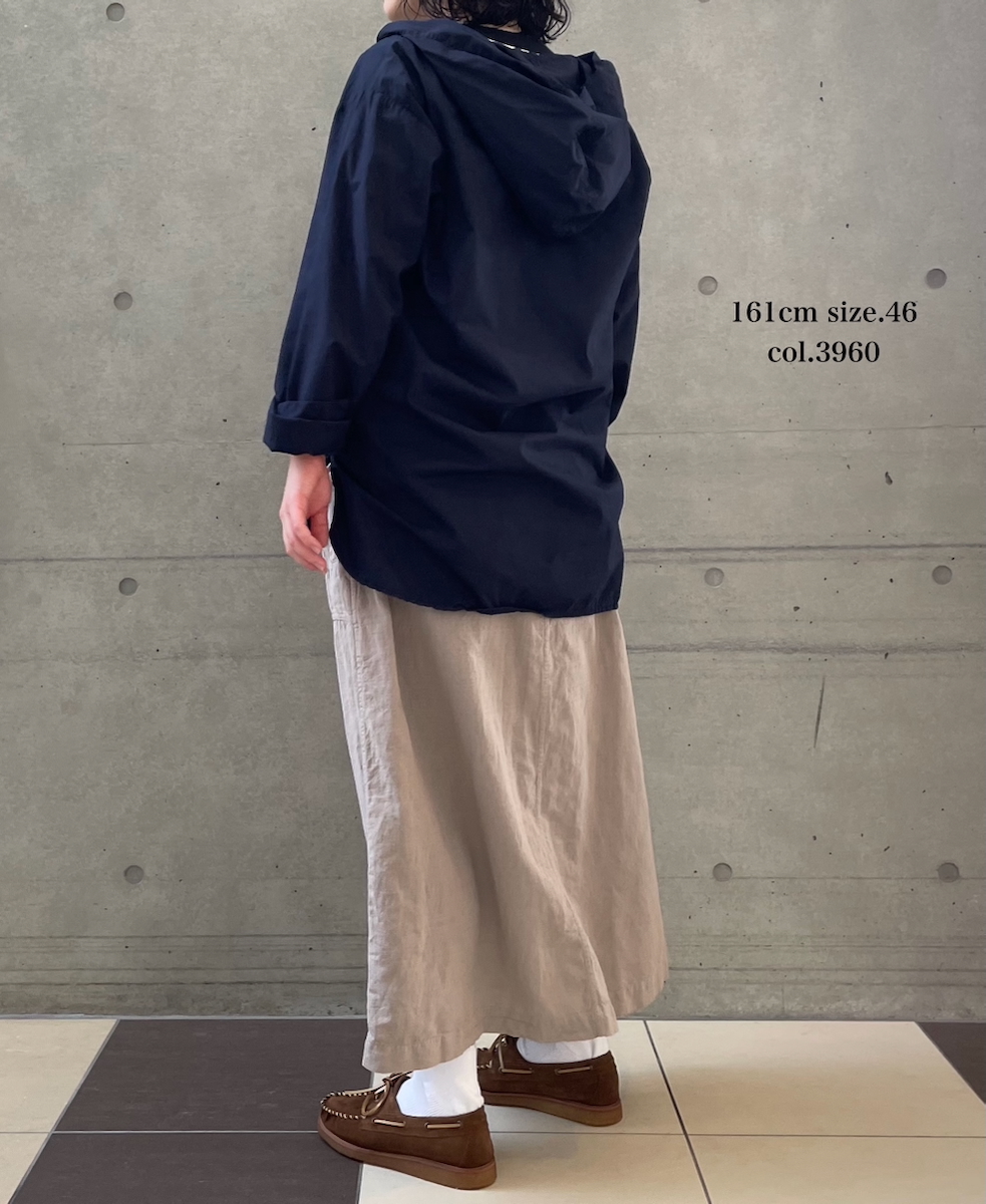 INHT2604CP (シャツ) 60'S COTTON POPLIN OVERDYE HOODED PULLOVER SHIRT