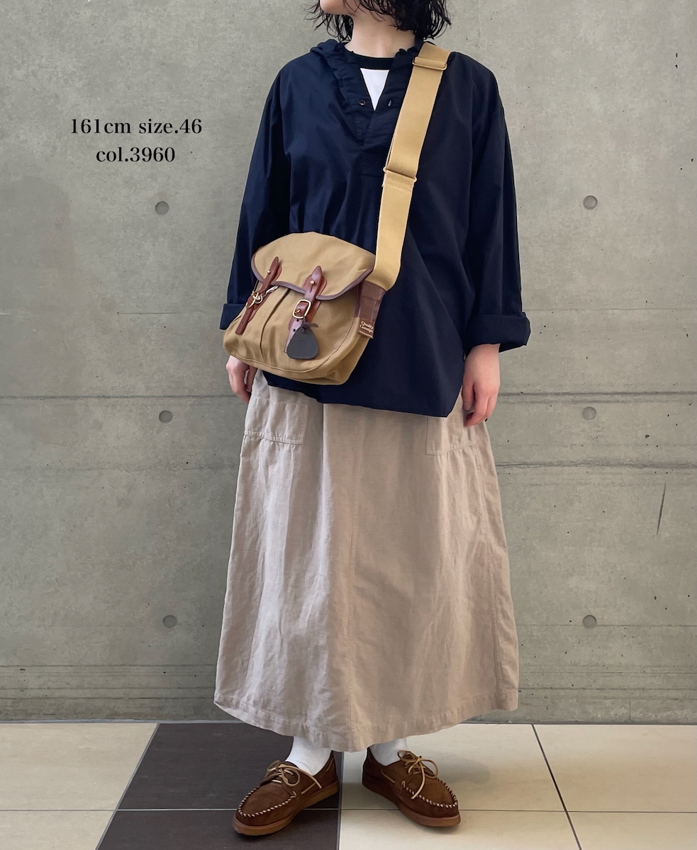 INHT2604CP (シャツ) 60'S COTTON POPLIN OVERDYE HOODED PULLOVER SHIRT