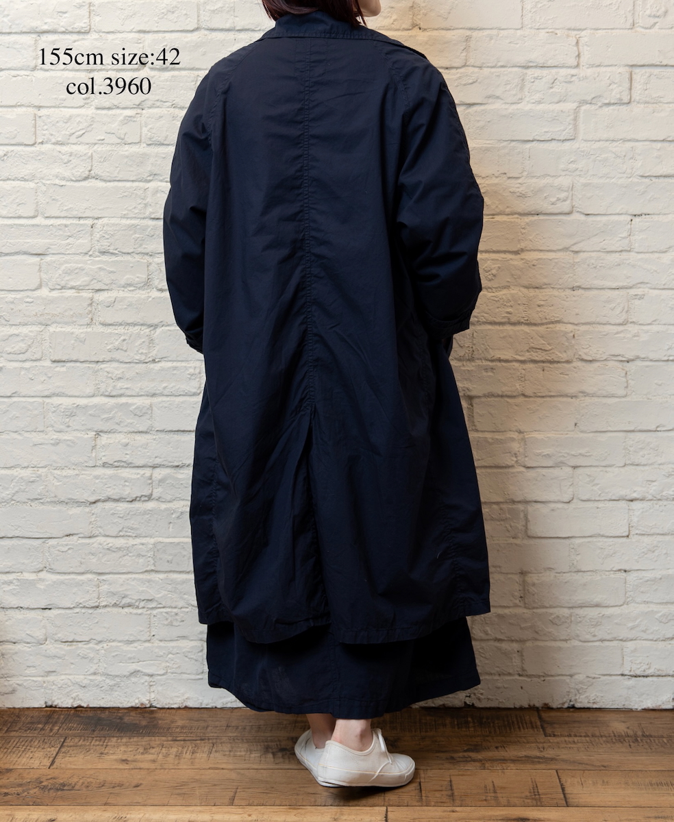 INHT2601CP (コート) 60'S COTTON POPLIN OVERDYE BALMACAAN COAT