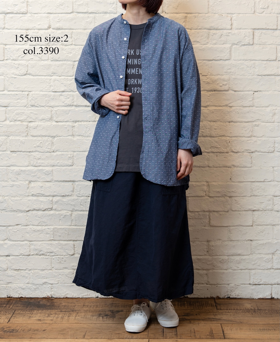 INAM2621CB(シャツ) DOBIE CHAMBRAY WASH UTILITY SHIRT