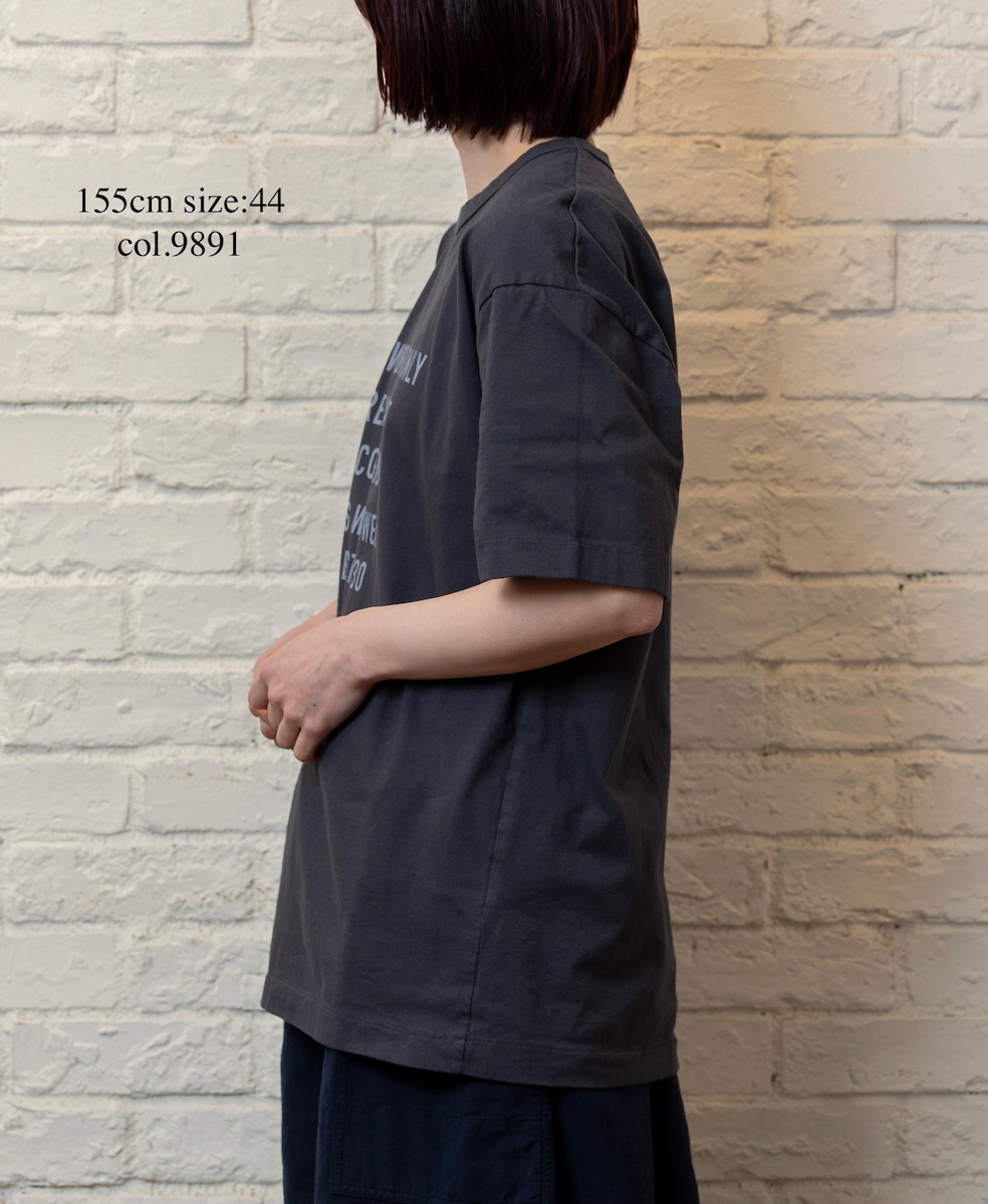 ANHT2601P01(Tシャツ) CREW NECK T-SHIRT"WORK USE ONLY"PRINT