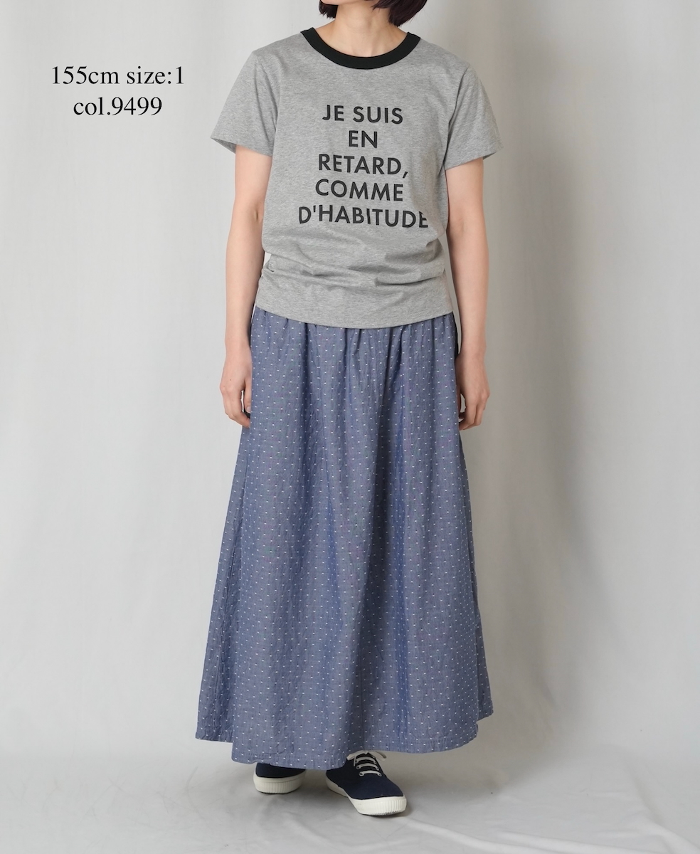 NFA2601P47(Tシャツ) "RETARD"4.4oz COTTON JERSEY CREW NECK S/SL RINGER T-SHIRT