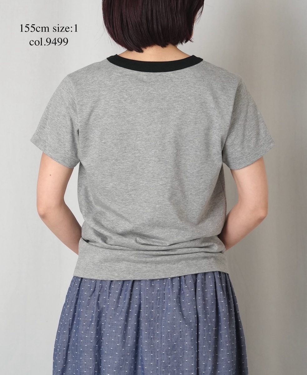 NFA2601P47(Tシャツ) "RETARD"4.4oz COTTON JERSEY CREW NECK S/SL RINGER T-SHIRT