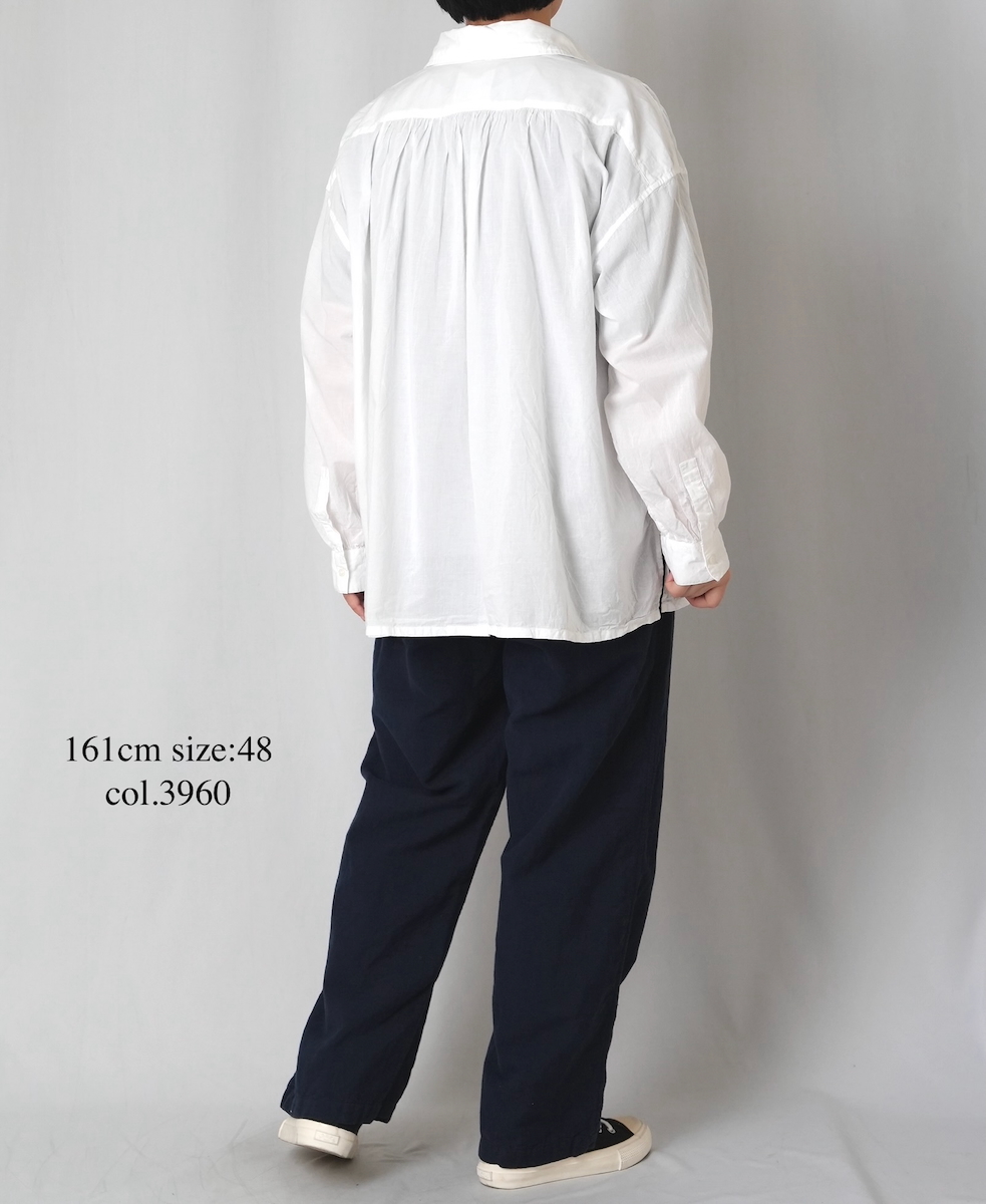 INHT2613CLD(パンツ) COTTON LINEN PLAIN OVERDYE EASY PANTS