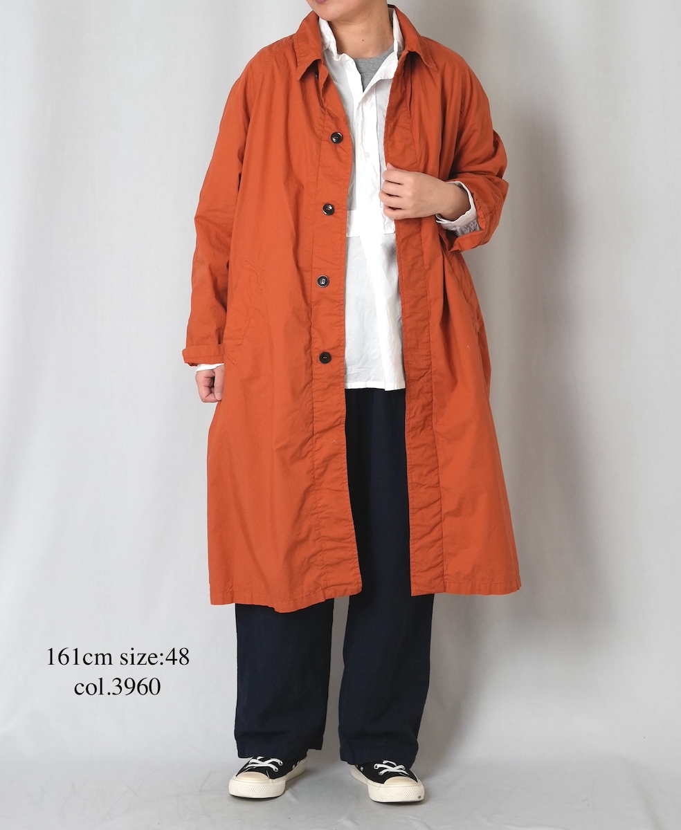 INHT2613CLD(パンツ) COTTON LINEN PLAIN OVERDYE EASY PANTS