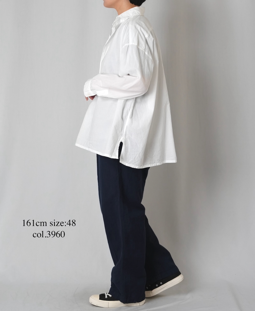 INHT2613CLD(パンツ) COTTON LINEN PLAIN OVERDYE EASY PANTS