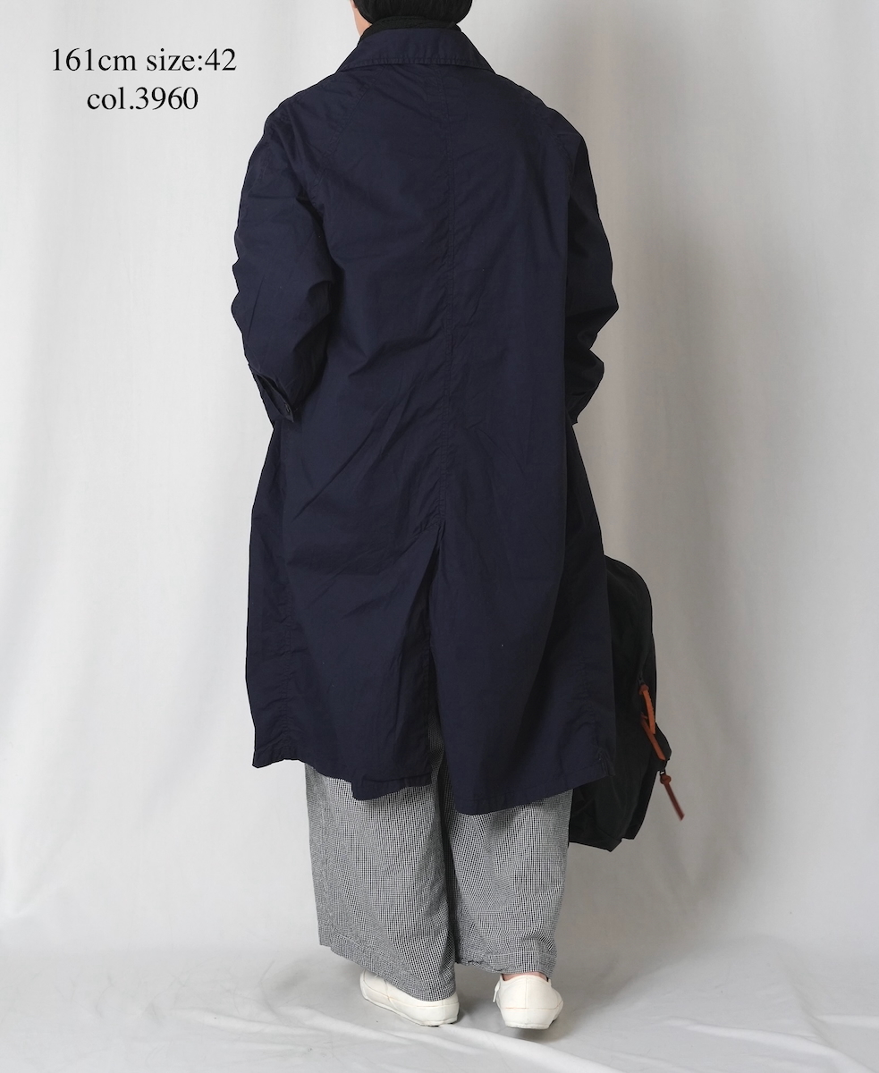 INHT2601CP (コート) 60'S COTTON POPLIN OVERDYE BALMACAAN COAT