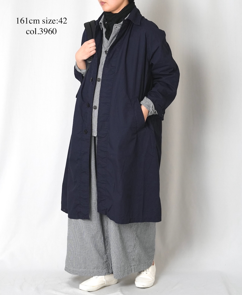 INHT2601CP (コート) 60'S COTTON POPLIN OVERDYE BALMACAAN COAT