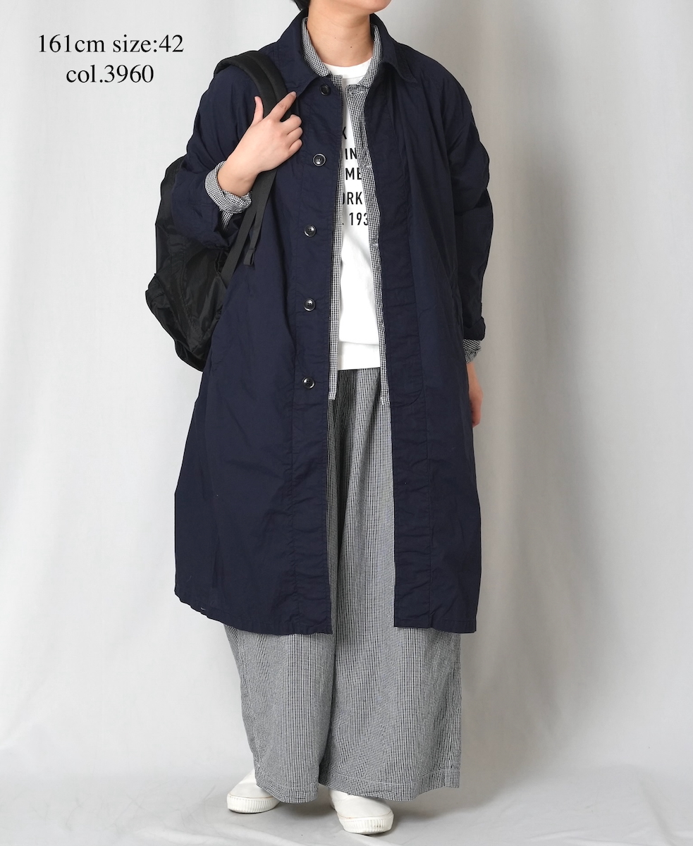 INHT2601CP (コート) 60'S COTTON POPLIN OVERDYE BALMACAAN COAT