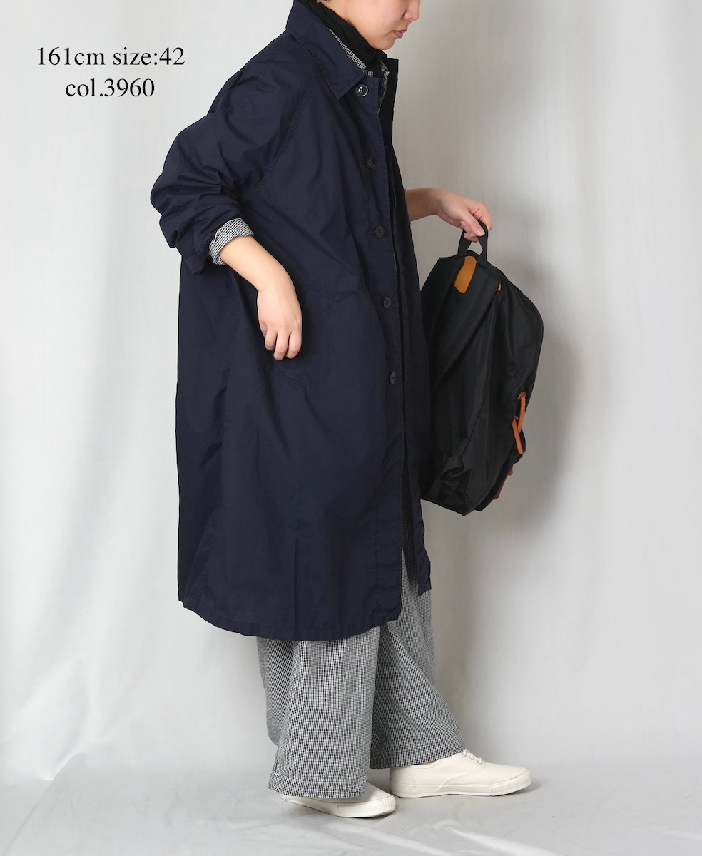 INHT2601CP (コート) 60'S COTTON POPLIN OVERDYE BALMACAAN COAT
