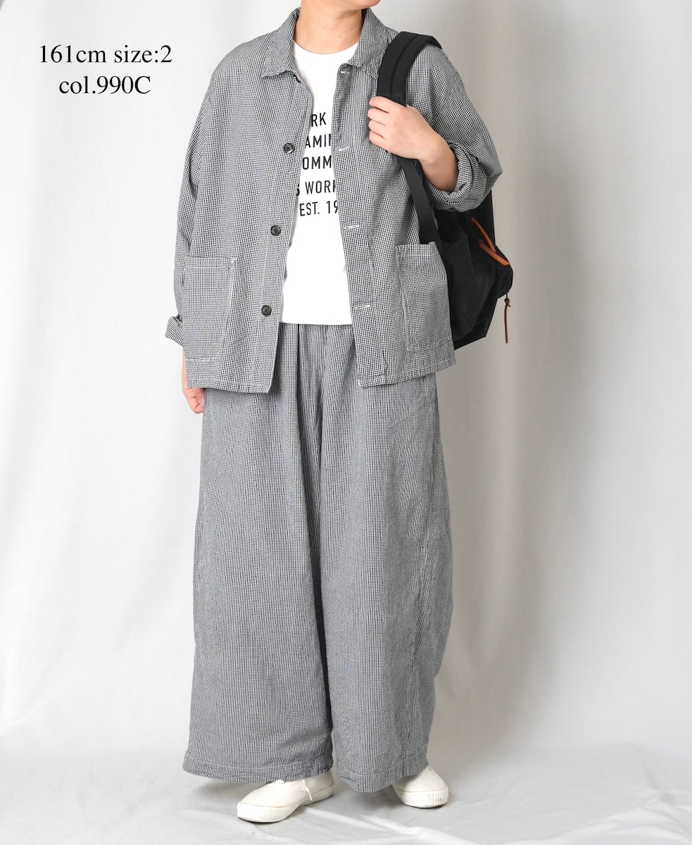 INAM2631C(ジャケット) SEERSUCKER GINGHAM CHECK WASH AUTHENTIC WORK JACKET