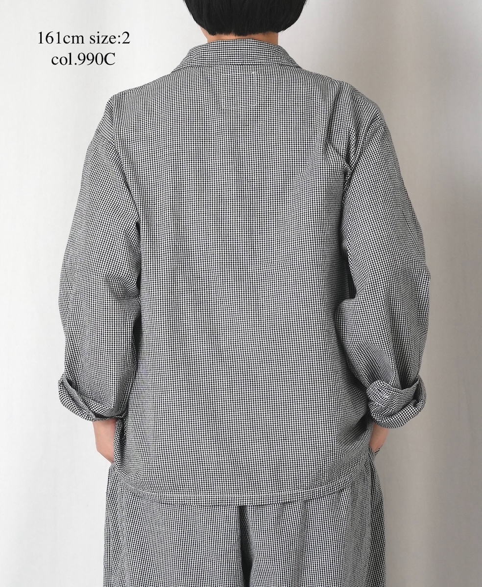 INAM2631C(ジャケット) SEERSUCKER GINGHAM CHECK WASH AUTHENTIC WORK JACKET