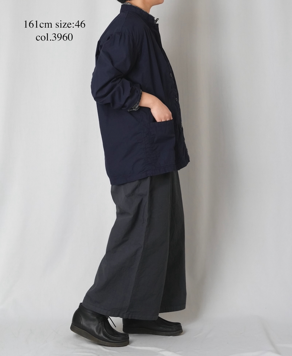 INHT2602CP (ジャケット) 60'S COTTON POPLIN OVERDYE STAND COLLAR COVERALL