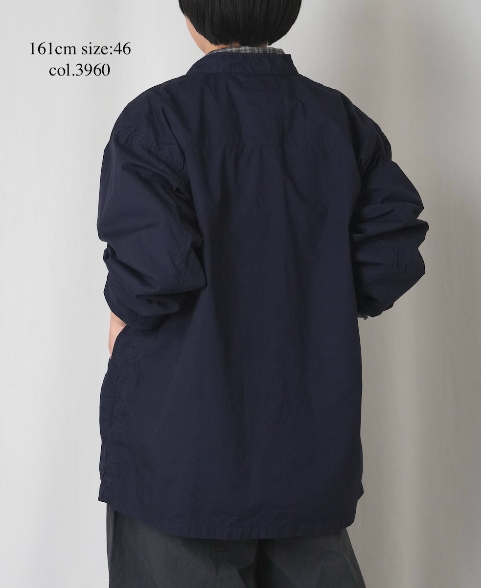 INHT2602CP (ジャケット) 60'S COTTON POPLIN OVERDYE STAND COLLAR COVERALL
