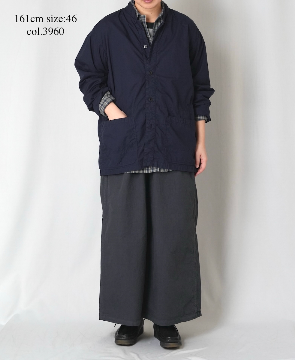 INHT2602CP (ジャケット) 60'S COTTON POPLIN OVERDYE STAND COLLAR COVERALL