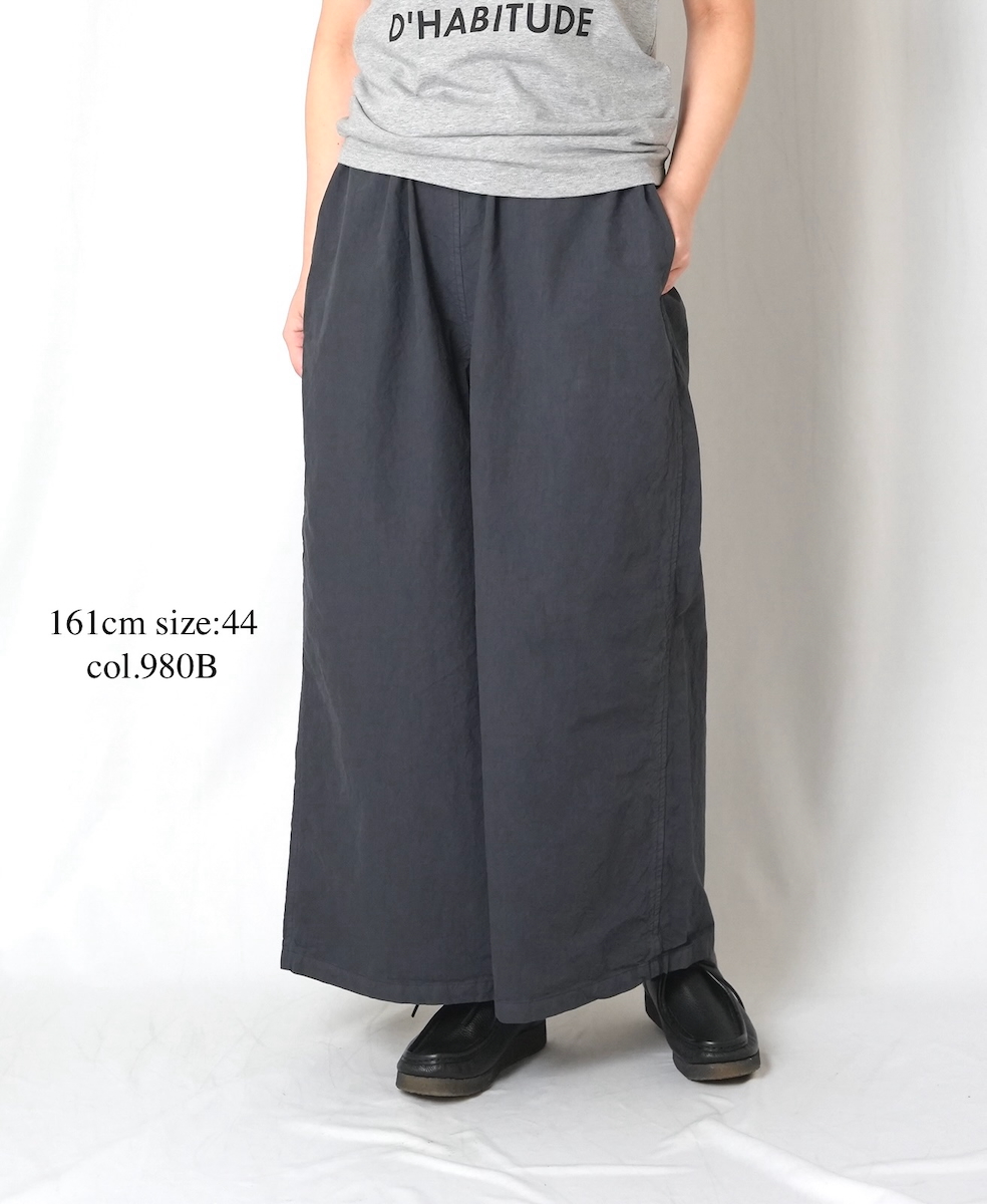 NHT1713TC (パンツ) LIGHT WEIGHT COTTON OVERDYE EASY PANTS