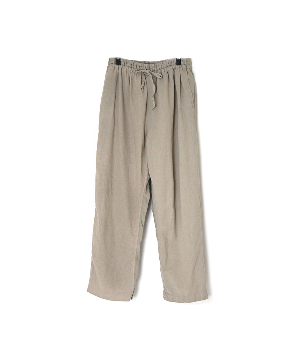 INHT2613CLD(パンツ) COTTON LINEN PLAIN OVERDYE EASY PANTS